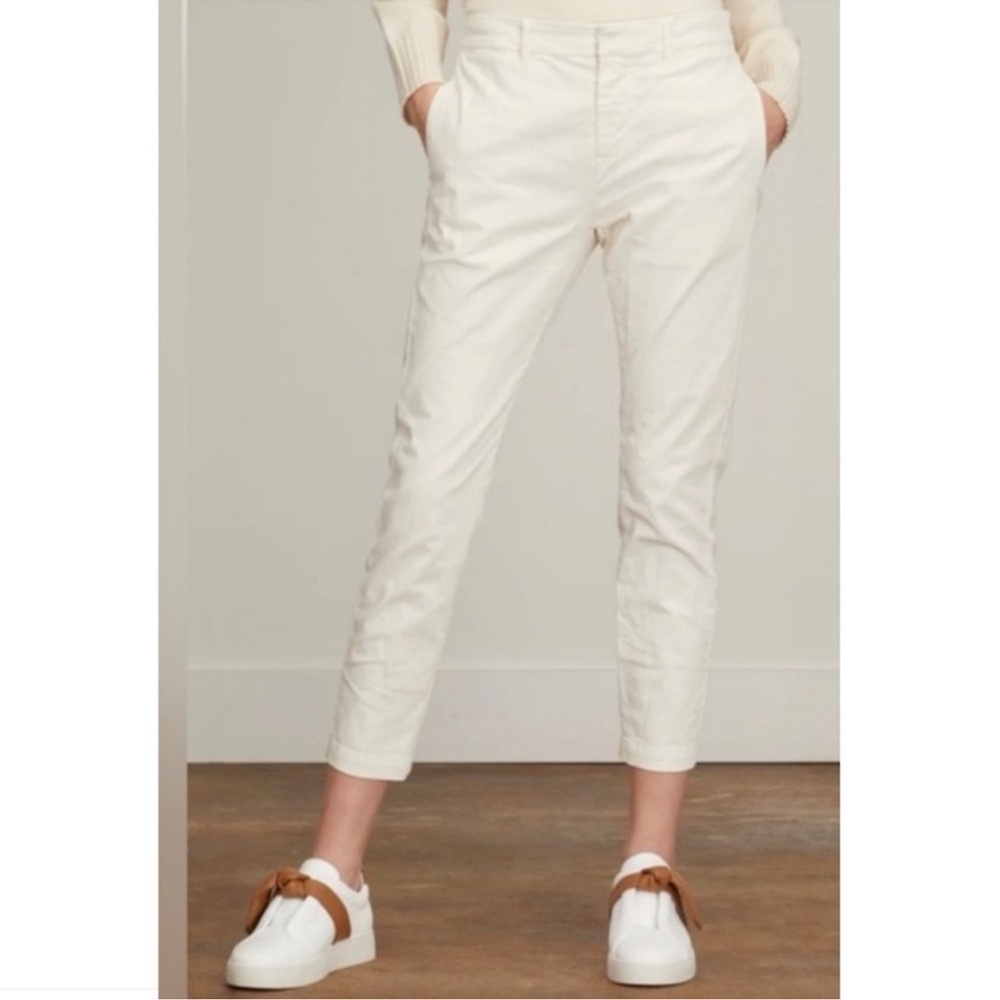 Nili Lotan Tel Aviv stripe Textured cotton Jeans Pants size 0